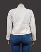 Chaqueta Blanca De Mezclilla Geoffrey Beene Mujer Talla L - Miniatura 4