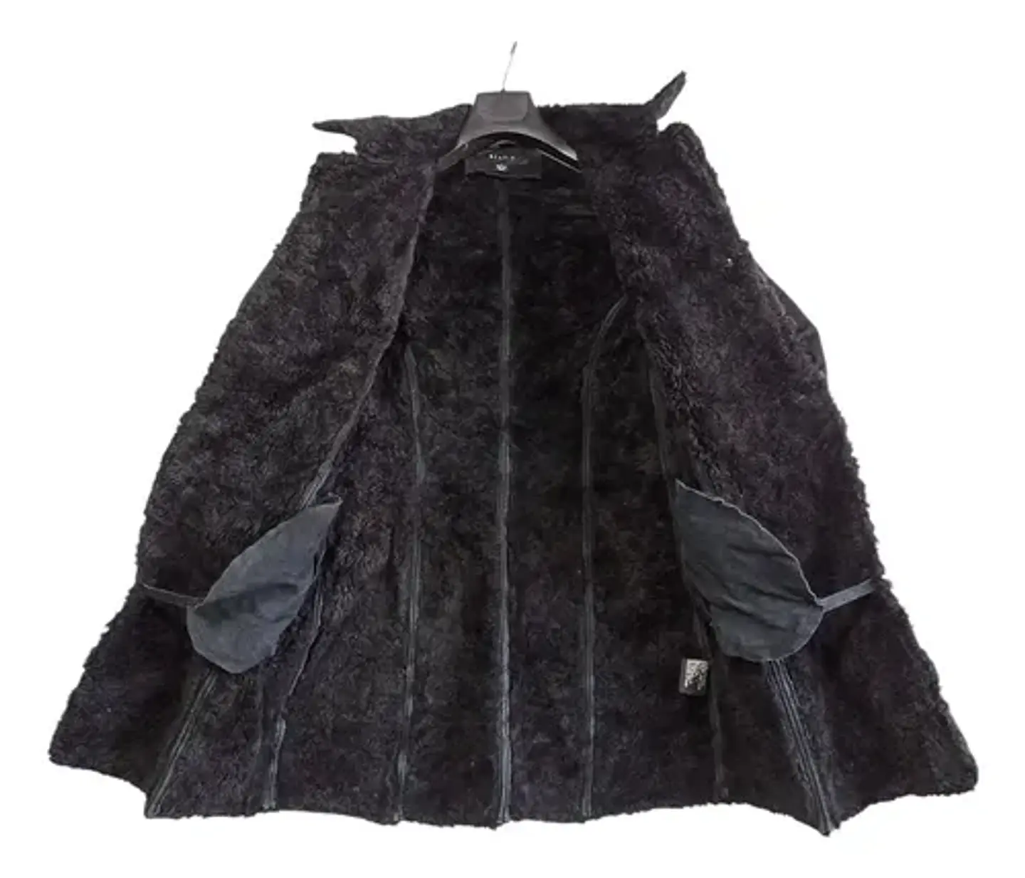 Chaqueta Vintage De Cuero Genuino Y Forro De Piel - Talla M 6