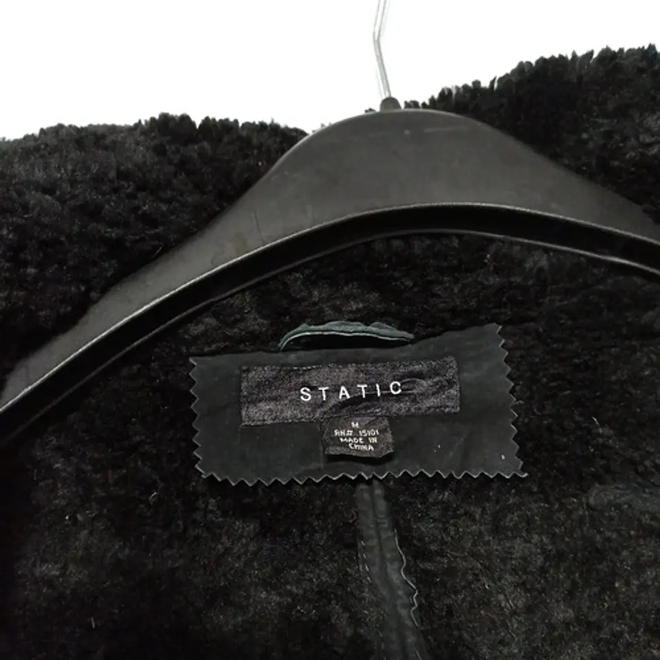 Chaqueta Vintage De Cuero Genuino Y Forro De Piel - Talla M 7