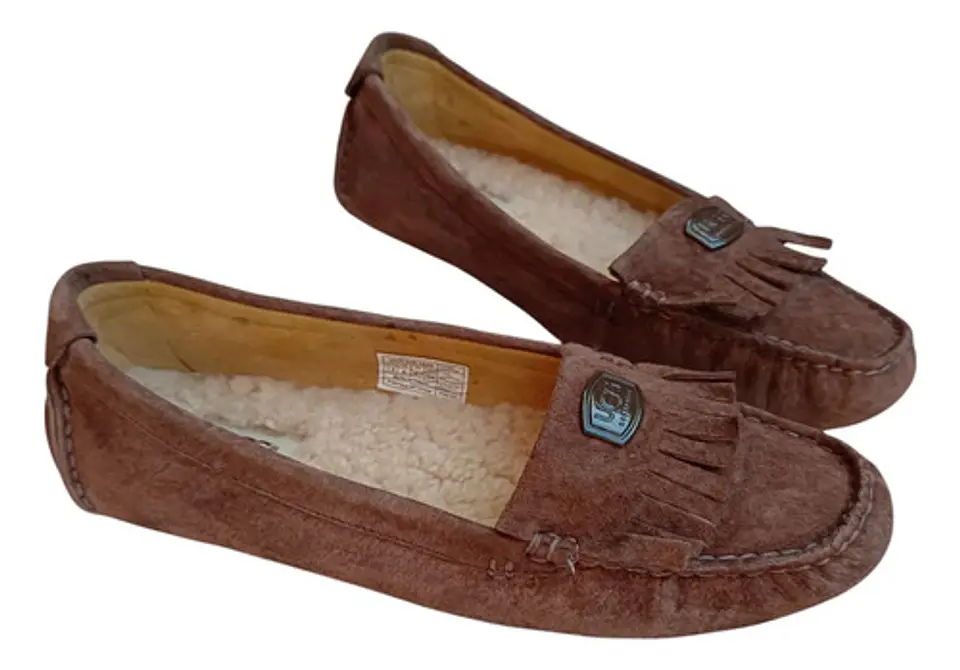 Mocasín Slippers Marca Ugg Odyssa Talla 37.5 Como Nuevo 1