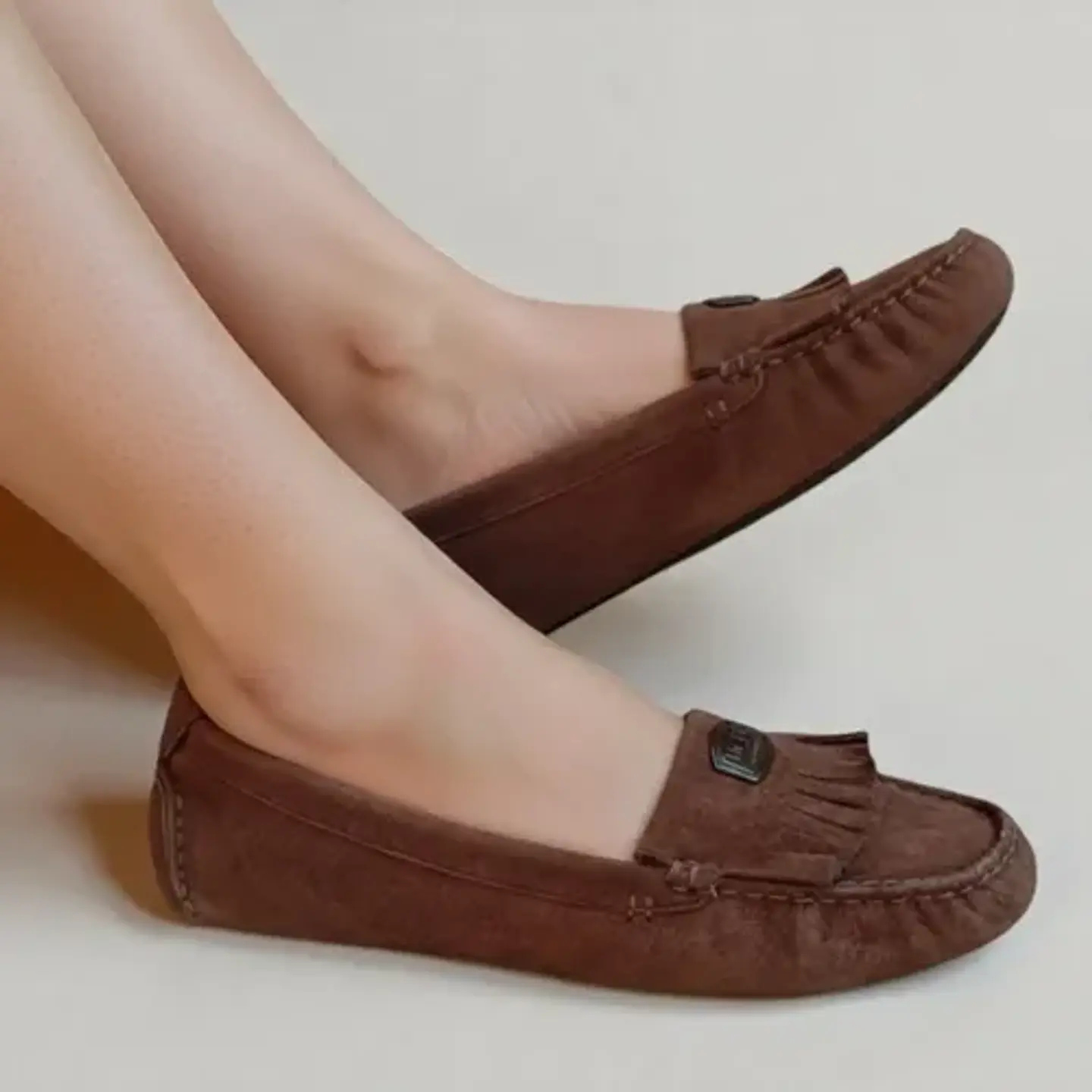 Mocasín Slippers Marca Ugg Odyssa Talla 37.5 Como Nuevo 2