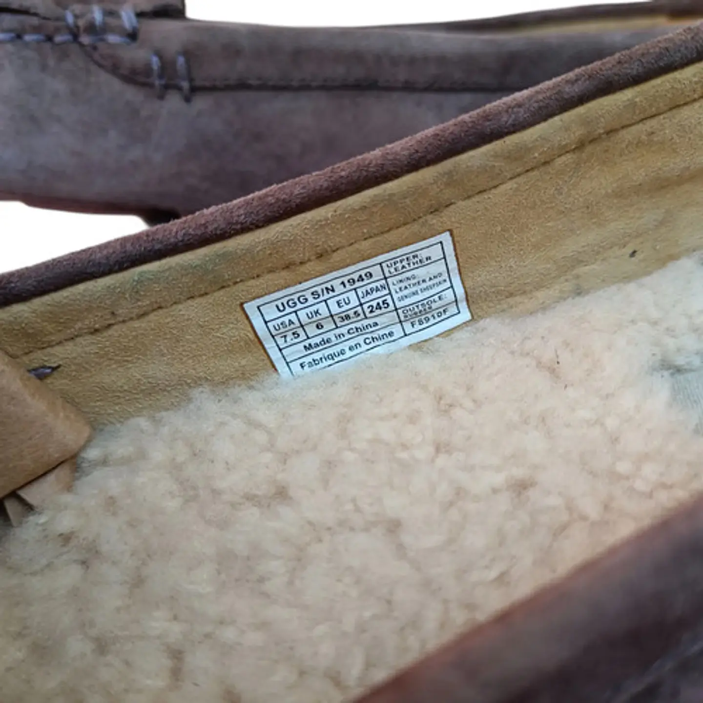 Mocasín Slippers Marca Ugg Odyssa Talla 37.5 Como Nuevo 6