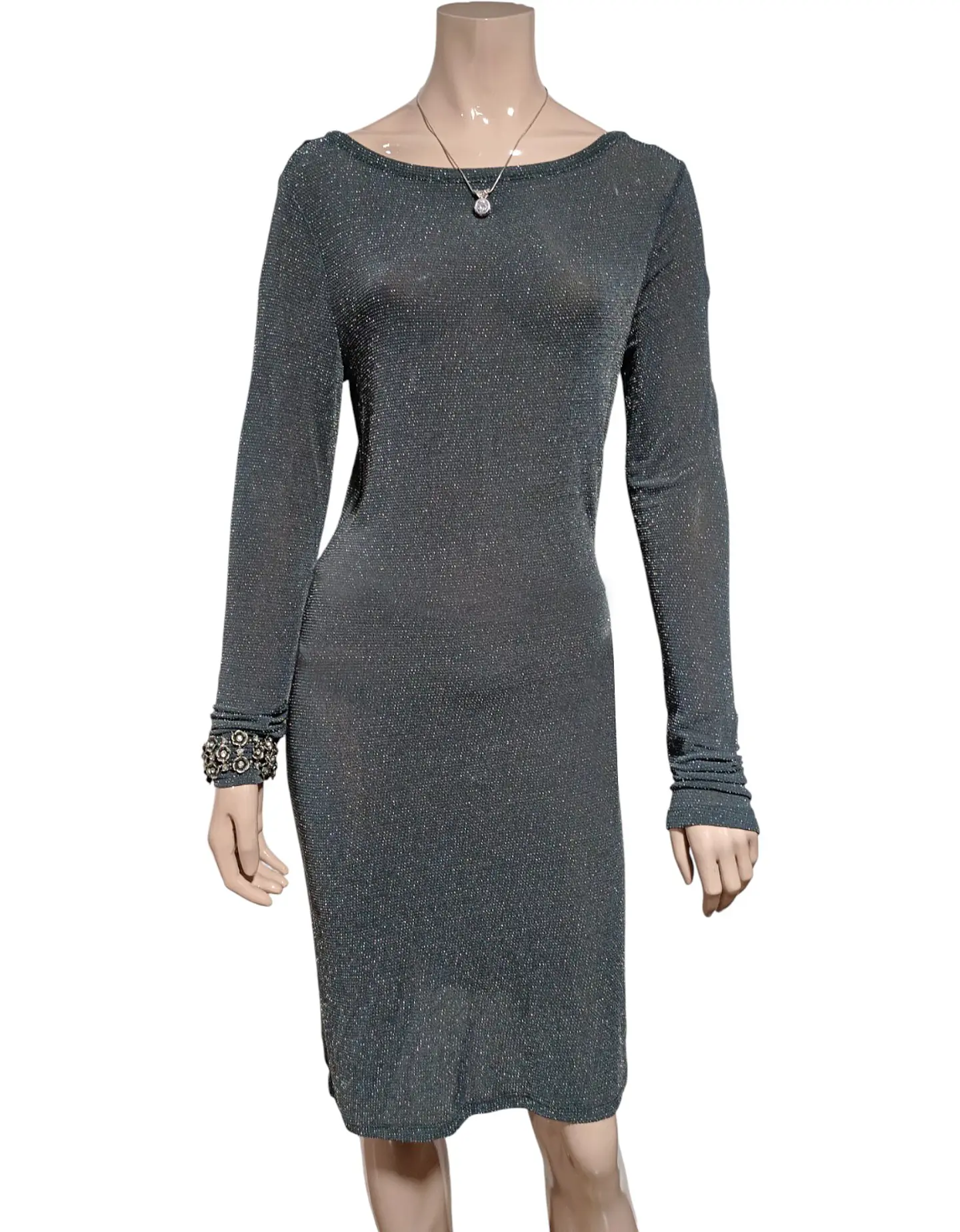 Vestido de Fiesta Michael Kors Stretch y Lurex S/XS 3