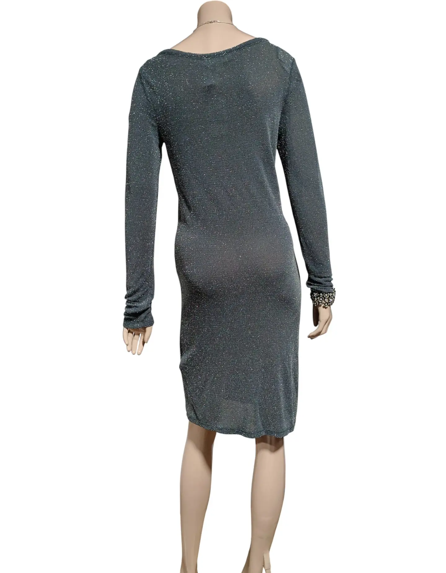Vestido de Fiesta Michael Kors Stretch y Lurex S/XS 5