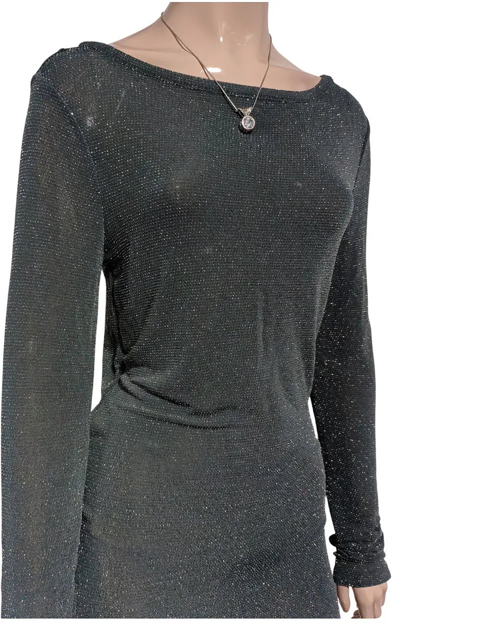 Vestido de Fiesta Michael Kors Stretch y Lurex S/XS 6
