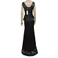 Vestido de Fiesta / Gala Corte Sirena Cintura Peplum - Talla S - Miniatura 6