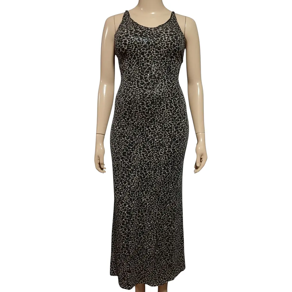 Vestido de Fiesta Ajustado Animal Print - Talla M 2
