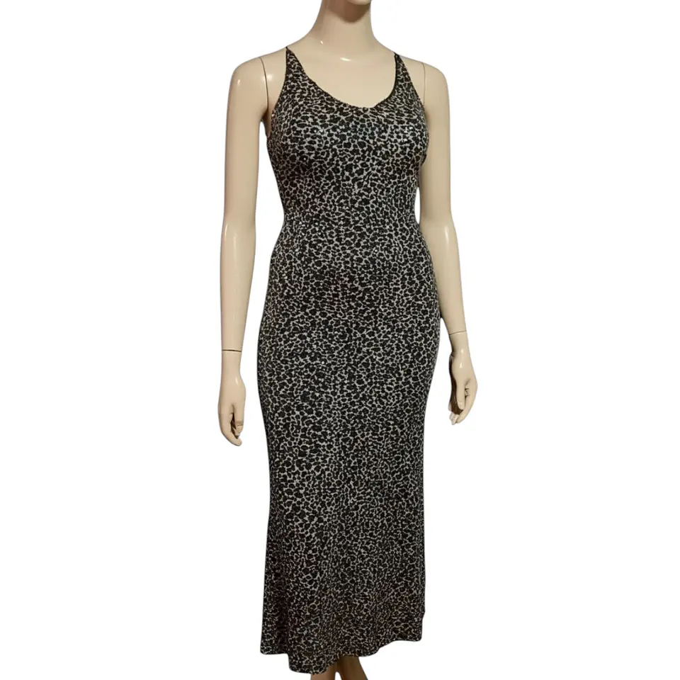 Vestido de Fiesta Ajustado Animal Print - Talla M 5