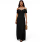 Maxi Vestido con Hombros Caídos - Talla M - Miniatura 1