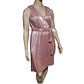 Vestido de Fiesta Midi Plisado Rosa Metalizado - Talla L - Miniatura 4