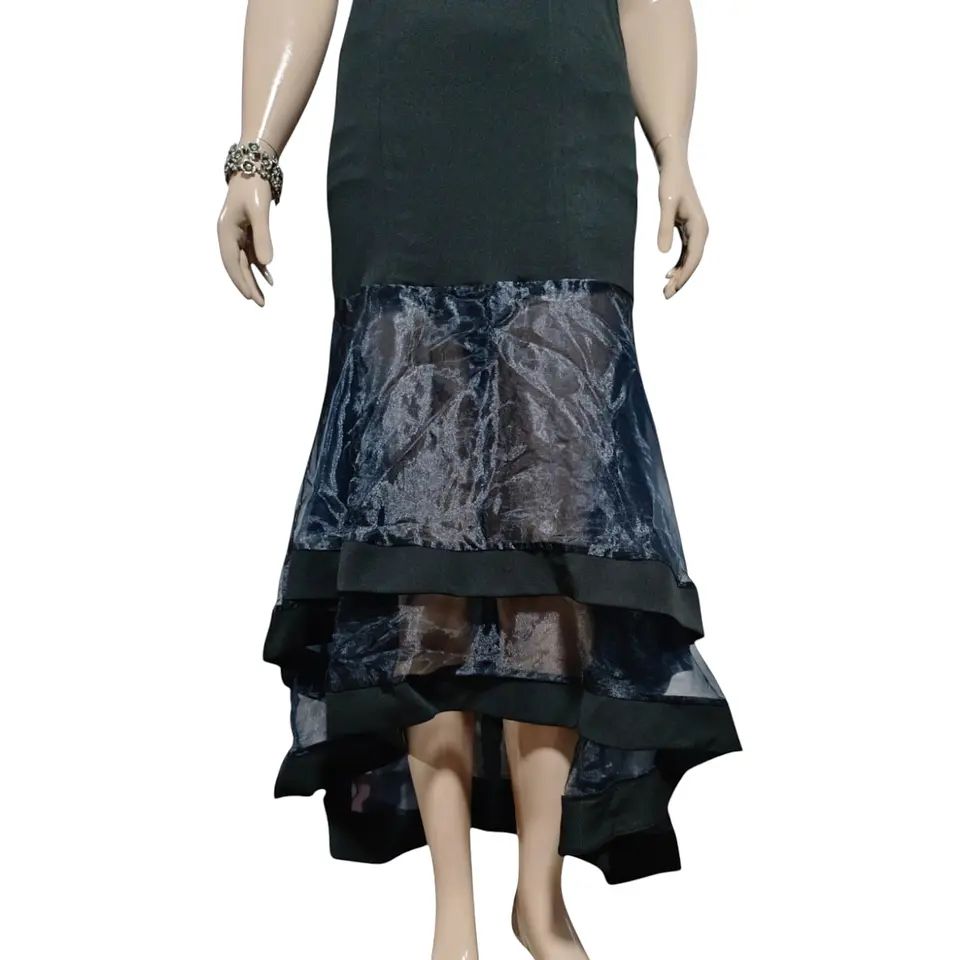 Vestido de Fiesta Strapless con Falda Sirena - Talla M 6