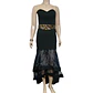 Vestido de Fiesta Strapless con Falda Sirena - Talla M - Miniatura 2