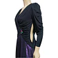 Vestido de Fiesta Vintage Años 80s Drapeado - Talla M - Miniatura 8