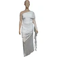 Vestido Blanco de Fiesta Importado Tallas Grandes 2XL - Miniatura 2