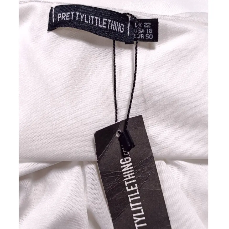 Vestido Blanco de Fiesta Importado Tallas Grandes 2XL 7