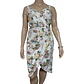 Vestido de Fiesta Floral Cubierto Lentejuelas Talla XL - 2XL - Miniatura 2