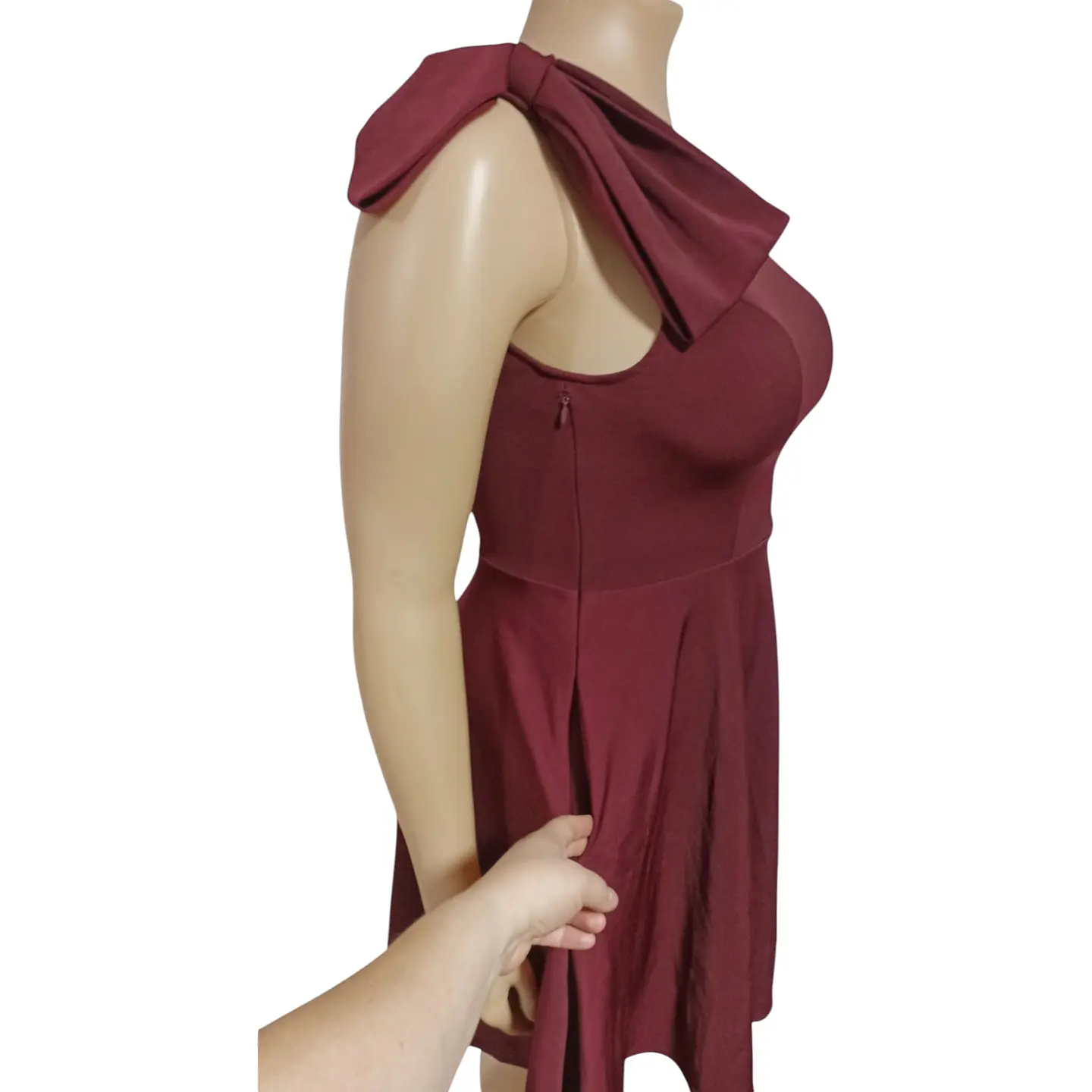 Vestido Semiformal de Fiesta Cóctel con Bolsillos - Talla L 5