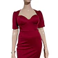 Vestido Fiesta Escote Corazón Abertura en Muslo Talla XL - Miniatura 5