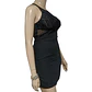 Vestido de Fiesta Corto Negro Ajustado - Talla L - Miniatura 4