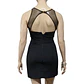 Vestido de Fiesta Corto Negro Ajustado - Talla L - Miniatura 6