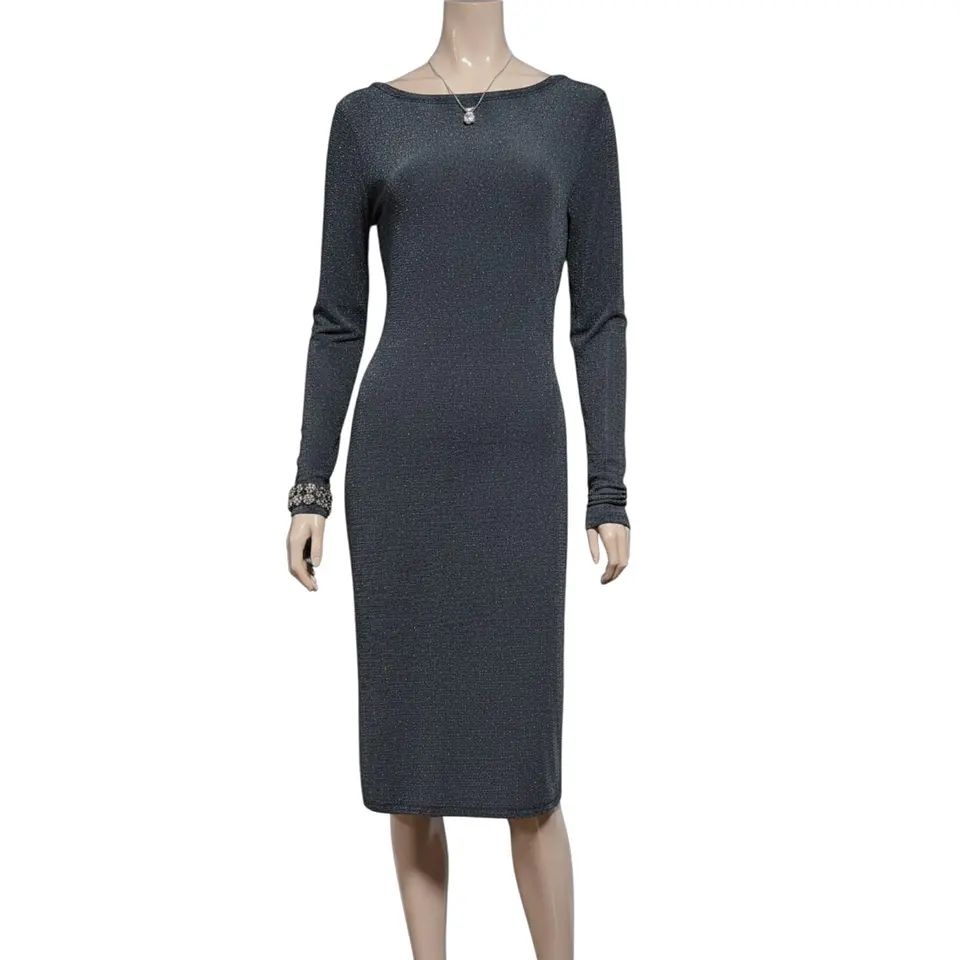 Vestido de Fiesta Michael Kors Stretch y Lurex - Talla XS 2