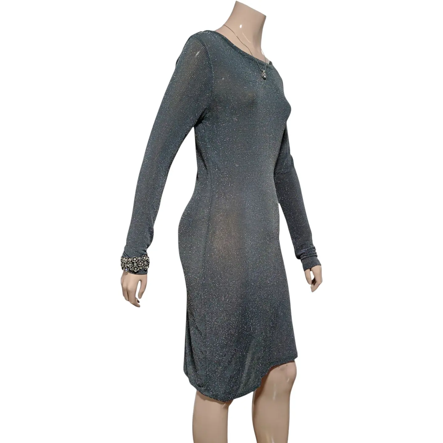 Vestido de Fiesta Michael Kors Stretch y Lurex - Talla XS 3