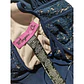 Vestido De Fiesta Azul Con Cuello Halter - Importado Talla S - Miniatura 8