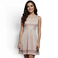 Vestido de Fiesta Corto Rosa Pálido Con Brillos - Talla S - Miniatura 1