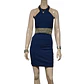 Vestido de Fiesta Cuello Halter Cintura Strass - Talla S - Miniatura 2