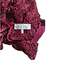 Mini Vestido de Fiesta de Encaje Burdeo - Talla S - Miniatura 8