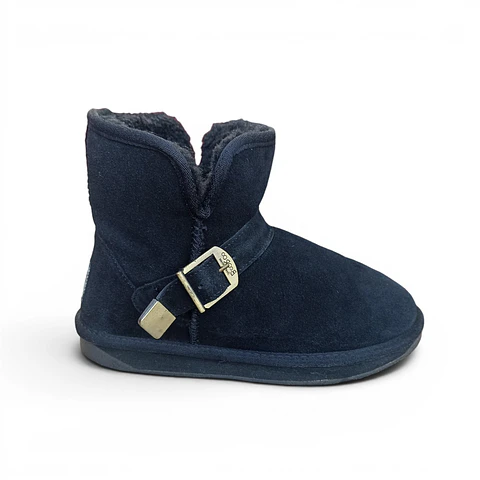 Bota Térmica de Gamuza con Forro de Lana Merino - Talla 38