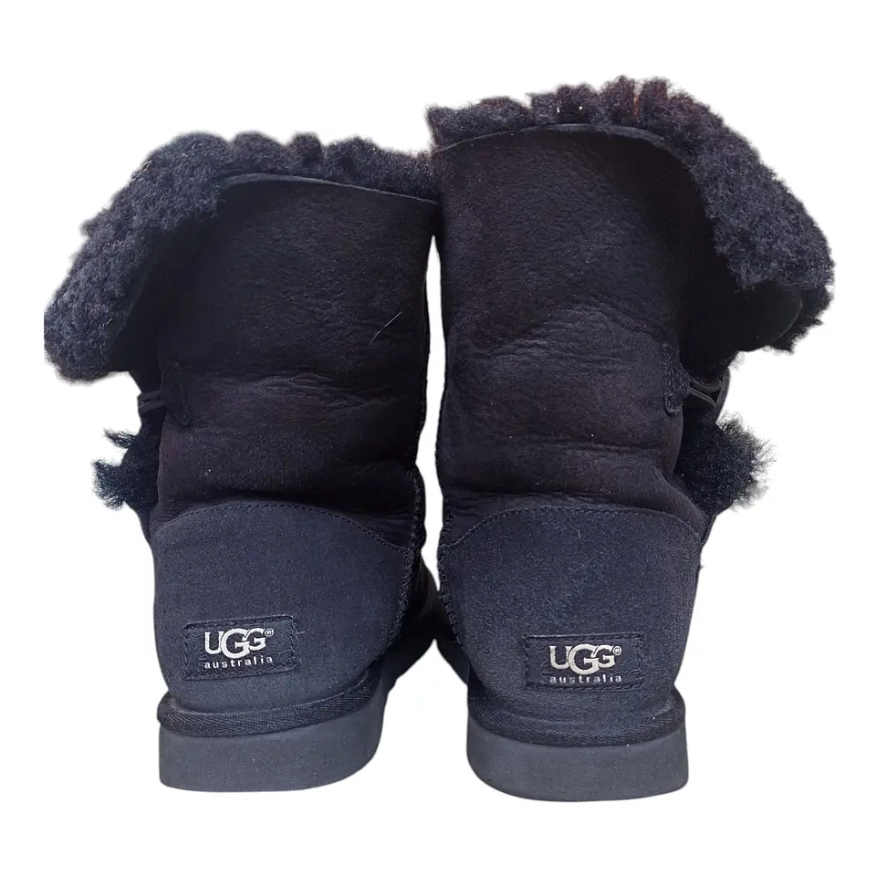 Bota UGG Bailey Button Cuero/Piel De Oveja - Talla 38 6