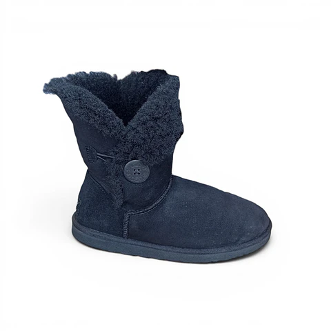 Bota Ugg Bailey Button Cuero/Piel de Oveja - Talla 39