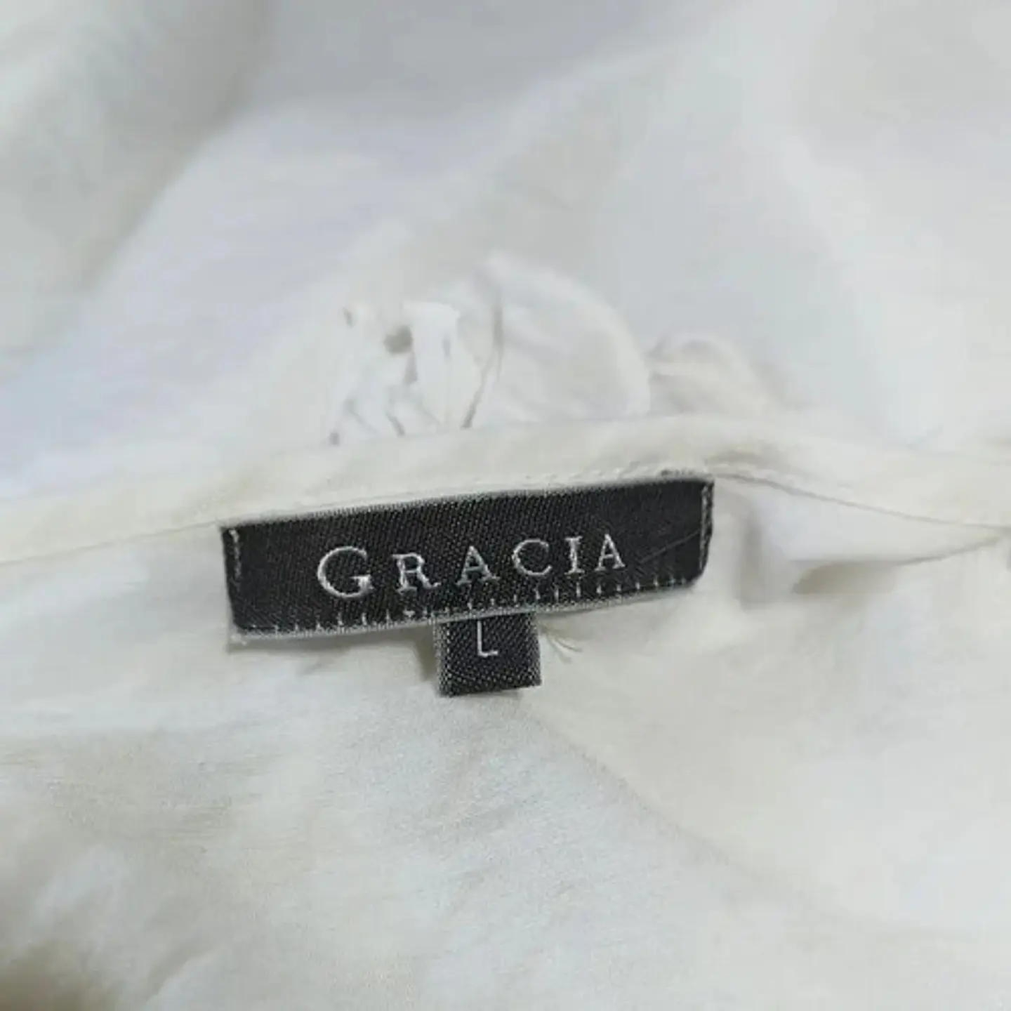 Blusa Banca Cruzada Sin Mangas Escote Profundo Talla L 7