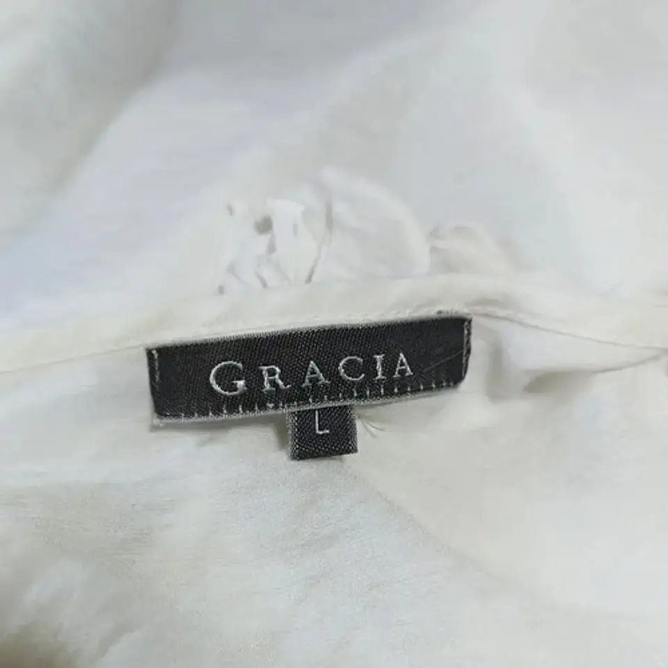 Blusa Banca Cruzada Sin Mangas Escote Profundo Talla L 7