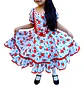 Vestido Huasa China Estampado Floral Para Niña 6 A 8 Años - Miniatura 2