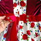 Vestido Huasa China Estampado Floral Para Niña 6 A 8 Años - Miniatura 6