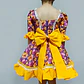 Vestido Huasa China Manga 3/4 -  Para Niña De 6 A 7 Años - Miniatura 3