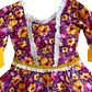 Vestido Huasa China Manga 3/4 -  Para Niña De 6 A 7 Años - Miniatura 7