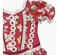 Vestido De Huasa China Para Niña 5 A 6 Años - Fondo Fucsia - Miniatura 7