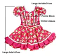 Vestido De Huasa China Para Niña 5 A 6 Años - Fondo Fucsia - Miniatura 10