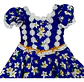 Vestido Huasa China Azul Para Niña 6 A 8 Años - Como Nuevo - Miniatura 6