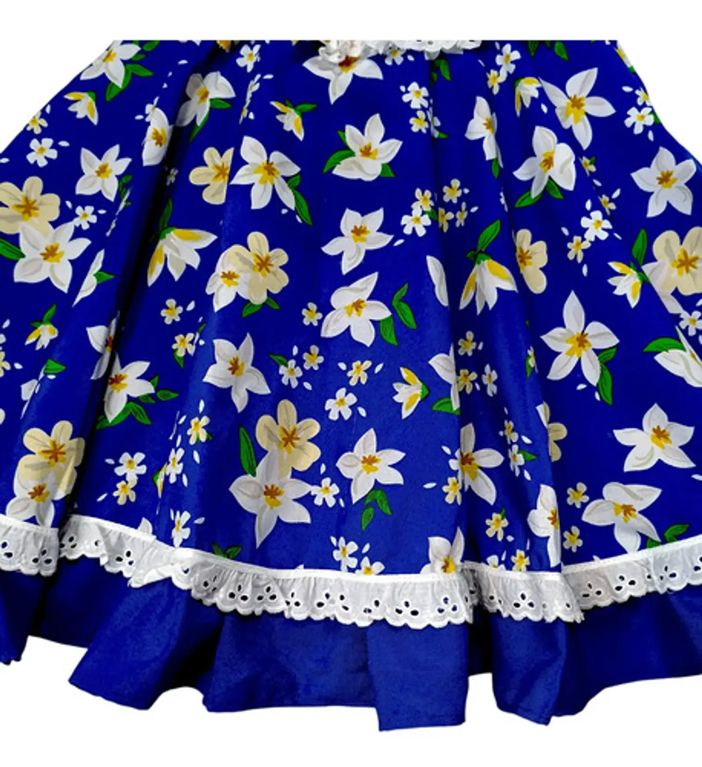 Vestido Huasa China Azul Para Niña 6 A 8 Años - Como Nuevo 7