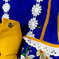 Vestido Huasa China Azul Para Niña 6 A 8 Años - Como Nuevo - Miniatura 9