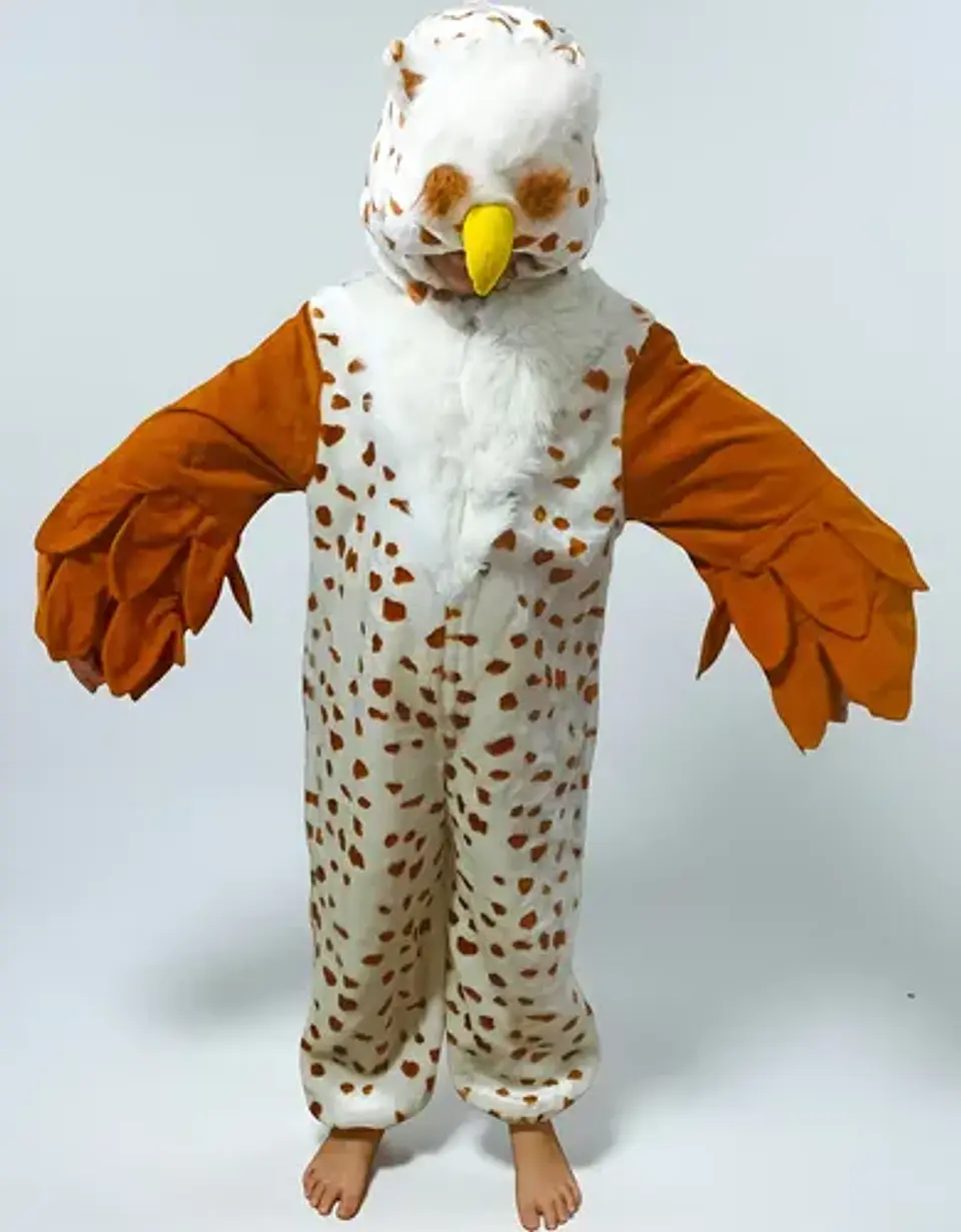 Disfraz De Búho Importado Unisex Talla 5 - 7 Años 2