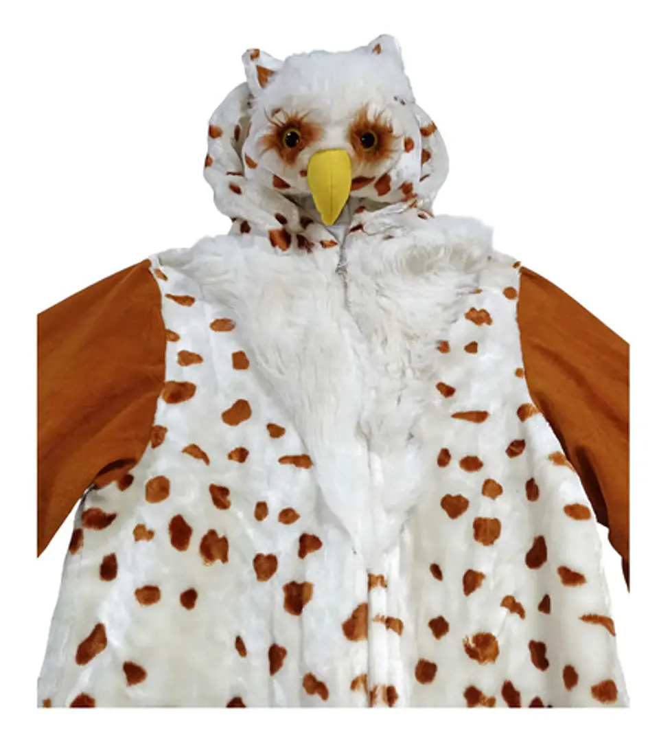 Disfraz De Búho Importado Unisex Talla 5 - 7 Años 5
