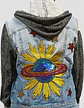 Chaqueta Mezclilla Unisex Mossimo Kids Bordados Lentejuelas - Miniatura 4