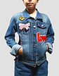 Chaqueta De Mezclilla Con Aplique De Lentejuelas Talla 10-12 - Miniatura 2