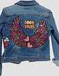 Chaqueta De Mezclilla Con Aplique De Lentejuelas Talla 10-12 - Miniatura 6