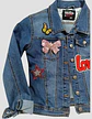 Chaqueta De Mezclilla Con Aplique De Lentejuelas Talla 10-12 - Miniatura 9